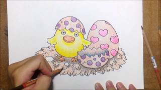 สอนวาดการ์ตูนน้องหมา วันวาเลนไทน์ | How to draw a Dog Valentine day