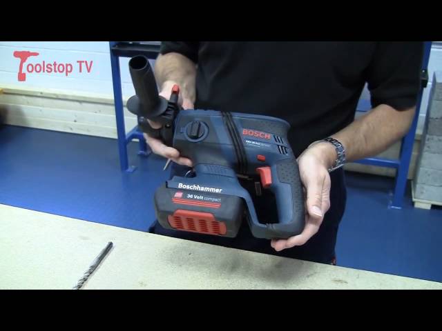 Bosch GBH36V-LI Compact 36V Li-ion SDS Plus Rotary Hammer Drill - YouTube