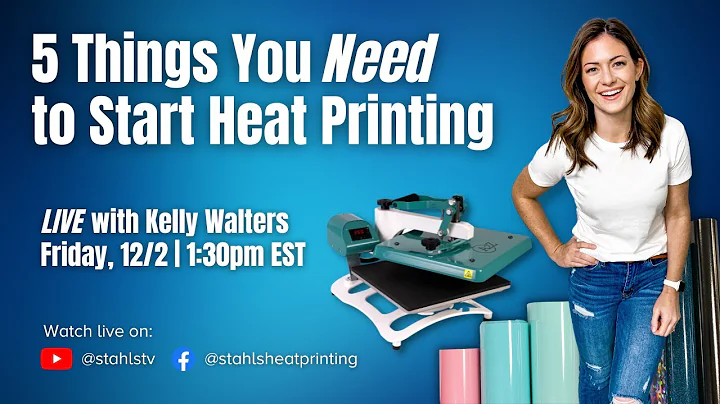 5 Things You NEED to Start Heat Printing | LIVE wi...