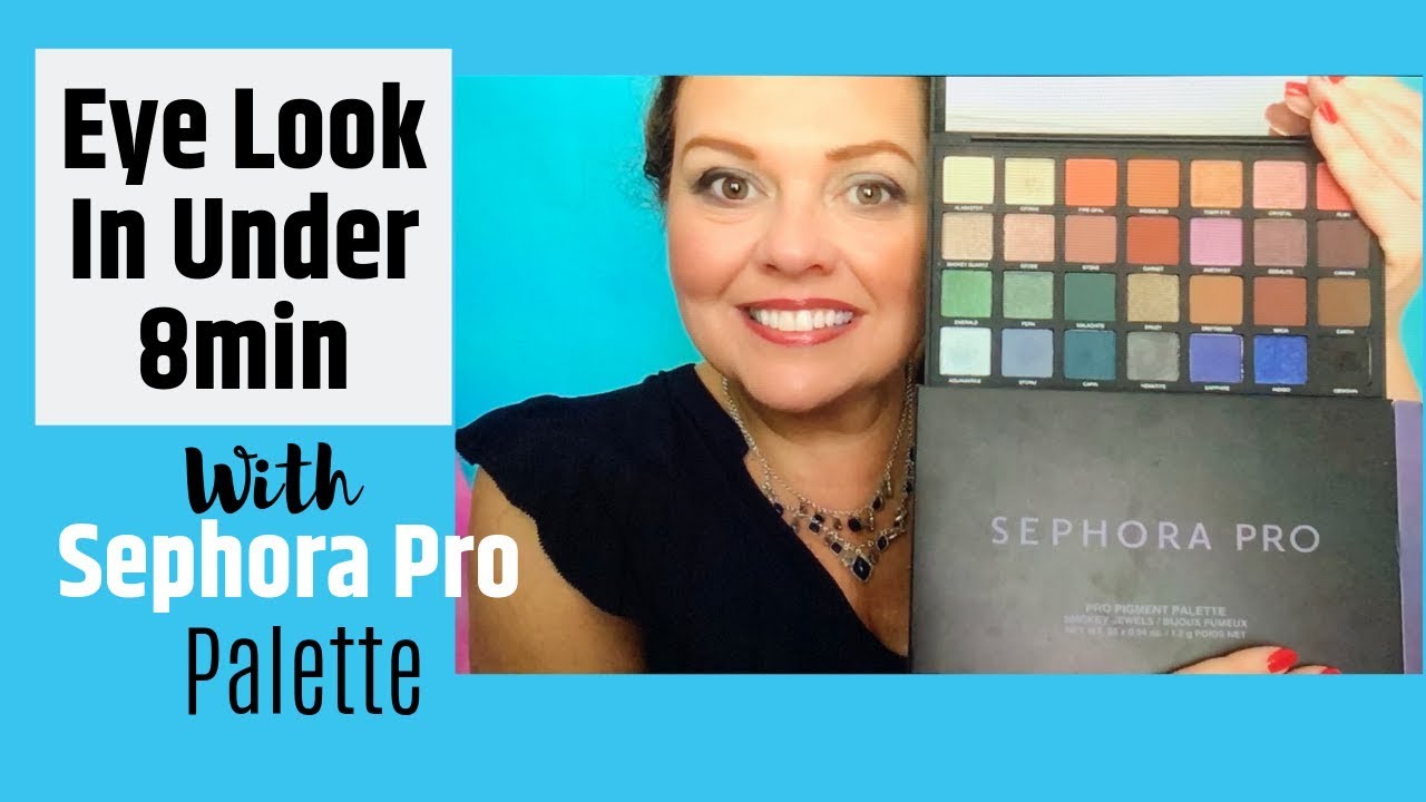 EASY 8 MINUTE EYE LOOK | Using SEHORA PRO Eye Palette