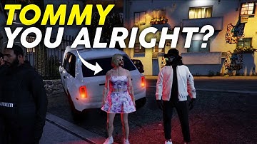 Mr K runs in to Tommy T with a dress on | Nopixel GTA RP
