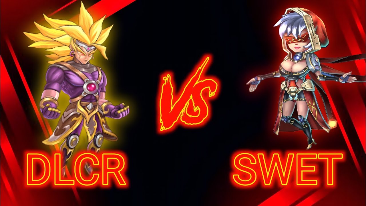 😱 DLCR vs SWET Epic Heroes War FIGHT HARD 😈