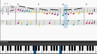 Sailors Hornpipe by Sea Chantey - Easy piano tutorials with sheetmusic