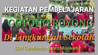 Contoh dokumentasi Kegiatan Gotong Royong di Lingkungan Sekolah