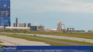 SpaceX Starship assembly 24h timelapse 2020-09-21