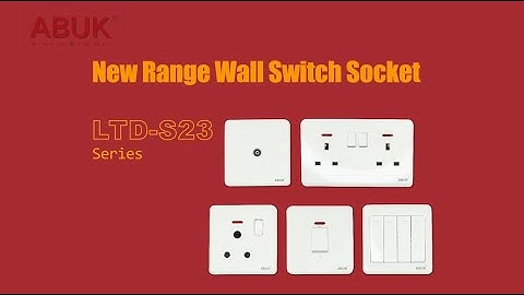 ABUK Wall Switch Socket LTD-S23 Series Finished Cargo
