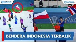 BENDERA INDONESIA TERBALIK DI OPENING SEA GAMES 2023, NETIZEN NGAMUK