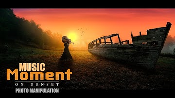 Music Moment on Sunset !! Photo Manipulation !! Photoshop Edits