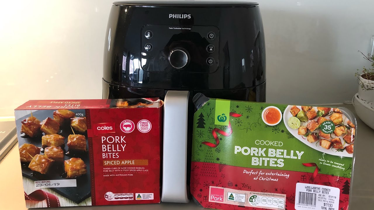 How long does it take to airfry store Crispy & Juicy Pork Belly bites
