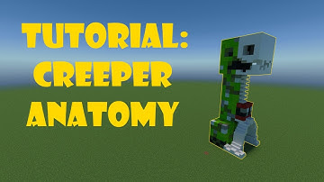 Minecraft Build Tutorial: Creeper Anatomy