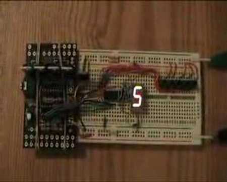 PICAXE 7 segment display