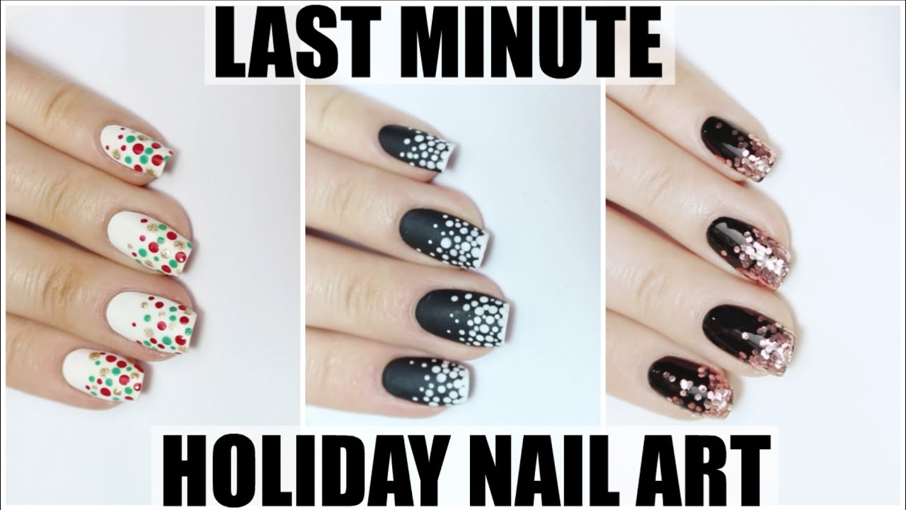 9. Easy DIY Holiday Nail Designs for a Last-Minute Manicure - wide 7