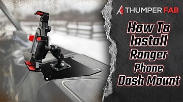 Polaris Ranger Phone Mount Install | Thumper Fab