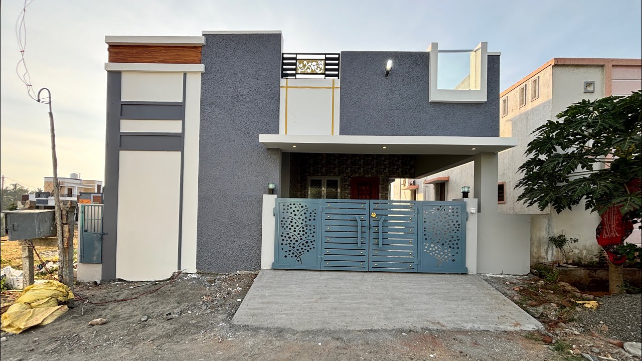 2.82 சென்டில் |கிழக்கு பார்த்த, அழகிய 2bhk தனி வீடு 📞9894777402 | 47 Lac #kinathukadavu #coimbatore