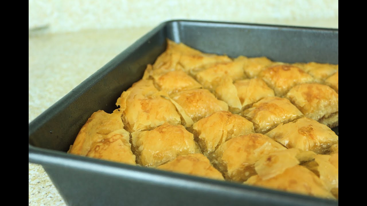 Baklava - Middle Eastern Nutty Multilayered Pastry sweet by crazy4veggie.com | Crazy4veggie