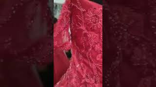Order 376 Video 17 Red Wedding Dress