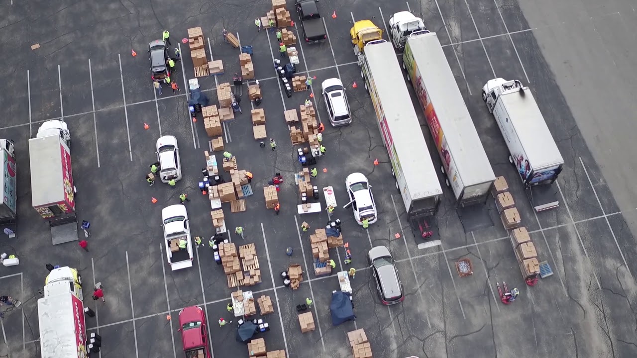 dronevue-central-texas-food-bank-distribution-event-kvue-youtube