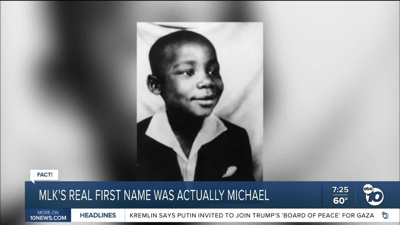 Fact or Fiction: MLK Jr's real name is Michael Lewis King?