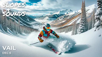 Vail's Velvet Slopes | Relaxing POV Ski Runs on Dec 6 | 46 m