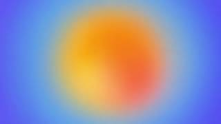 Blue Orange Glow Gradient Screen | Vibrant Color Background for 10 Hours | Full HD Screensaver