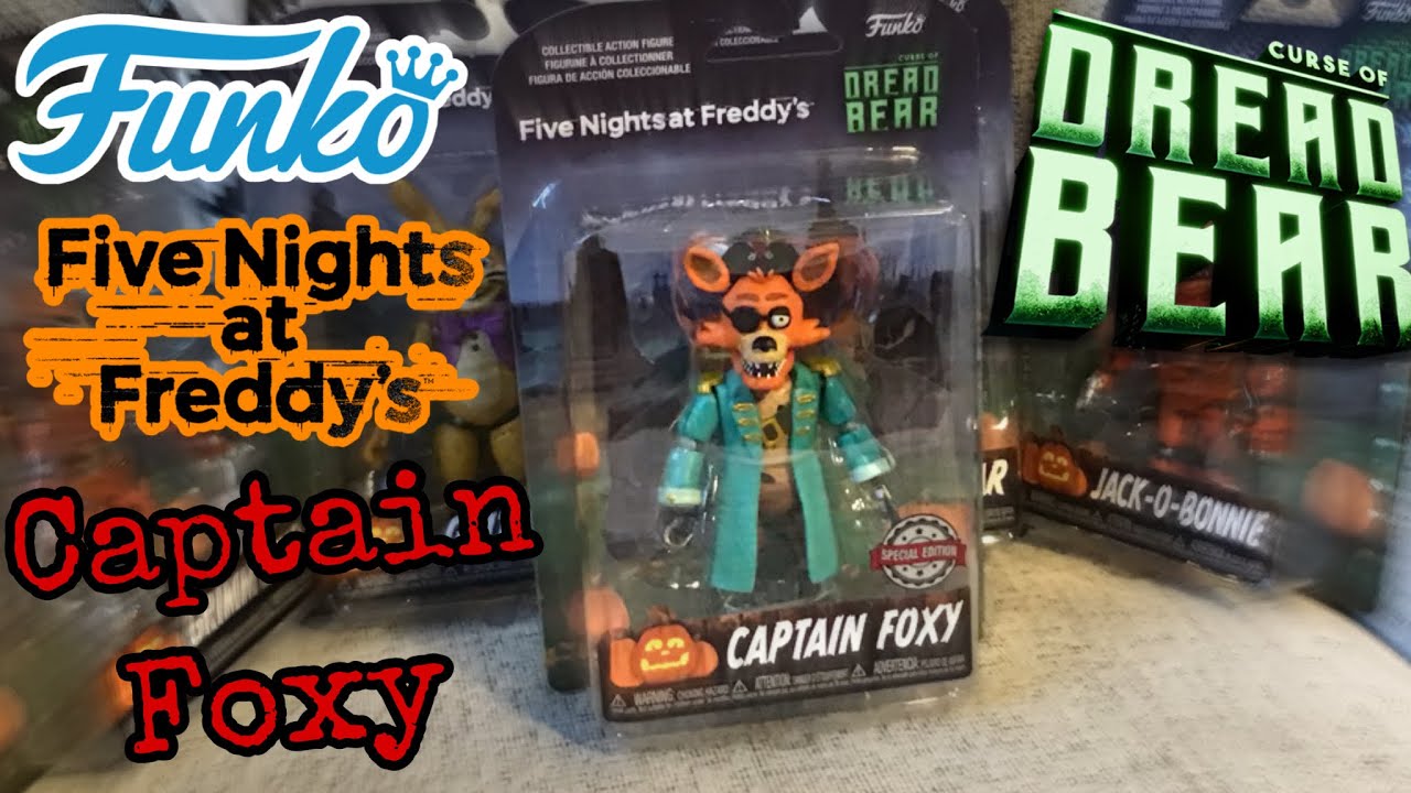  Funko Five Nights at Freddy's Curse of Dreadbear - Captain Foxy  Plush : Toys & Games