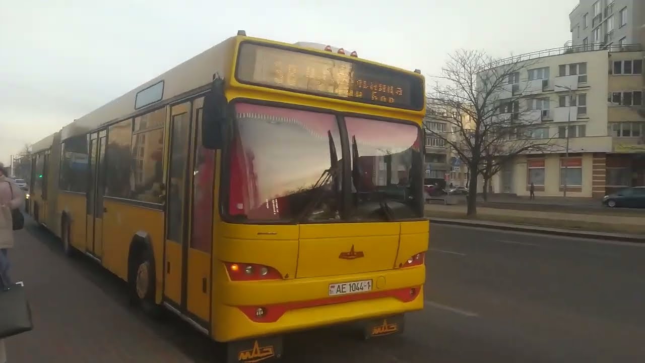 Переснято. Поездка На Автобусе МАЗ 105.465 (130). //АЕ 1044-1//. Маршрут 38