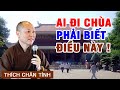 Ai đi chùa cần biết điều này - Pháp thoại thầy Chân Tính