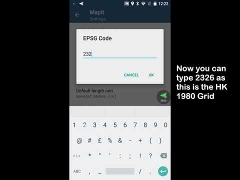 DATAGNSS D303-RTK - how to change to HK Grid 1980 by Mapit
