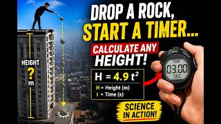 Can a Rock Measure Height? Science Says YES!#physics #shortvideo #education