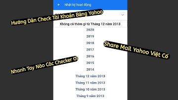 Share Mail Yahoo Việt Cổ Và Hướng Dẫn Cách Check Tài Khoản Facebook | Vượng VT