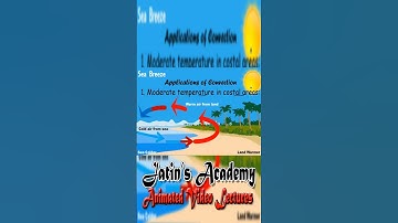 Sea breeze Reason for moderate temperature in costal areas #shorts #physics #viralshorts #icse