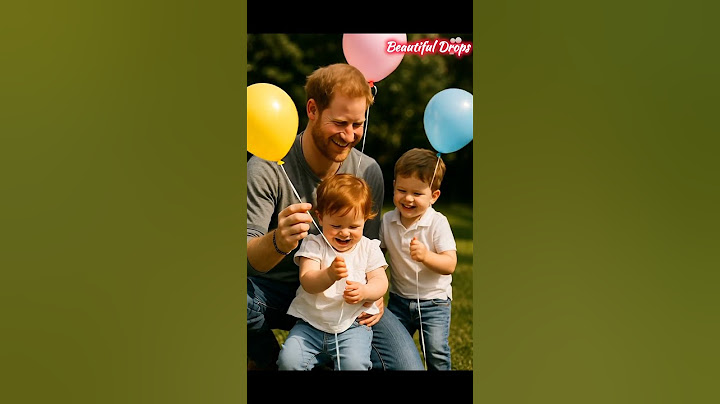 Prince Harry Lilibet Archie playing with balloons #princeharry #lilibet #archie #royals