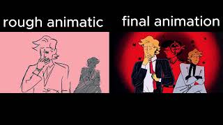 Devil's train: animatic and final animation comparison