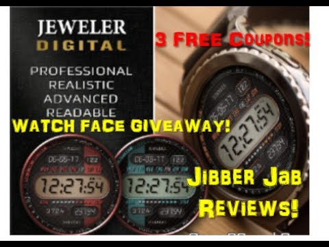 Samsung Gear S3 – Jeweler Digital Watch Face – 3 FREE Coupons – MUST SEE! – Jibber Jab Reviews!