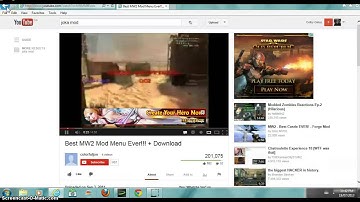How to get a MOD MENU On MW2 ps3