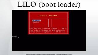 LILO (boot loader)
