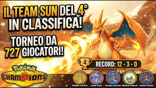 Il Team SUN del 4° Classificato su 727 Giocatori! ☀️ Pokémon Champions Android