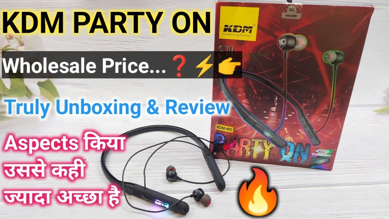 KDM W5 PARTY ON Wireless Earphone 