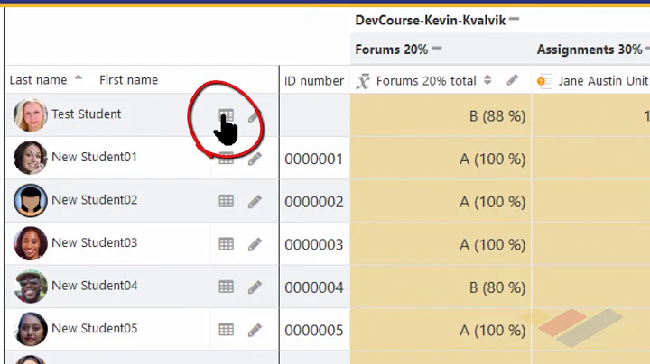 4 Navigating Your Gradebook