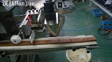 HX-860 encrusting machine making date bar biscuits