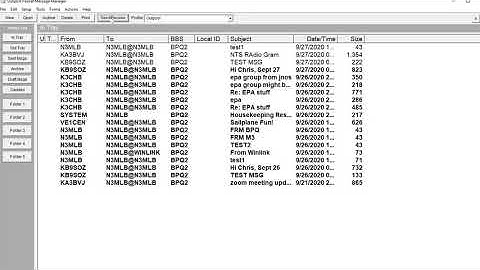 Using Outpost PMM and BPQ Telnet