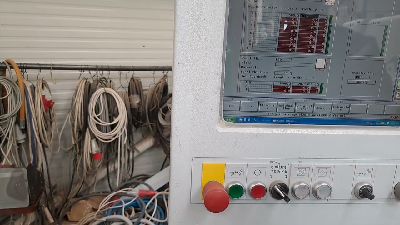 Holzma HPP250 CADmatic V3.0 - parts list + optimalization - YouTube
