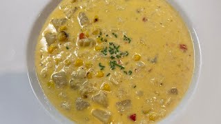 Roasted Corn & Crab Chowder