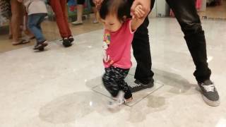 Aishas first pair of shoes 10 months