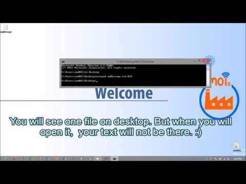 Hide your Text Message Inside Text File (New Trick) | Windows | The MOIs Factory