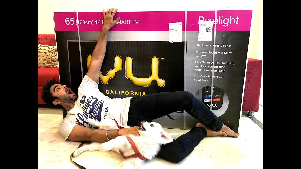 VU 4K tv 65 inch " Premium Smart Pixelight | Unboxing First Hand Review Android? Mi no wall mount?