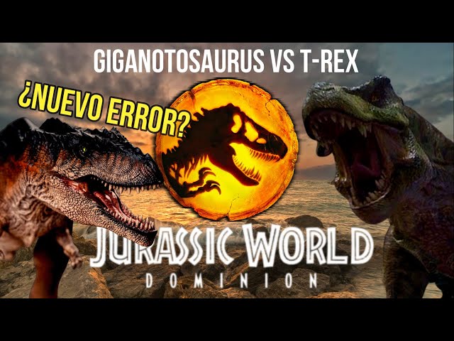 JURASSIC WORLD DOMINION Giganotossauro vs T-rex Logo no Início! [NOVO  TRAILER E NOVOS VAZAMENTOS] 