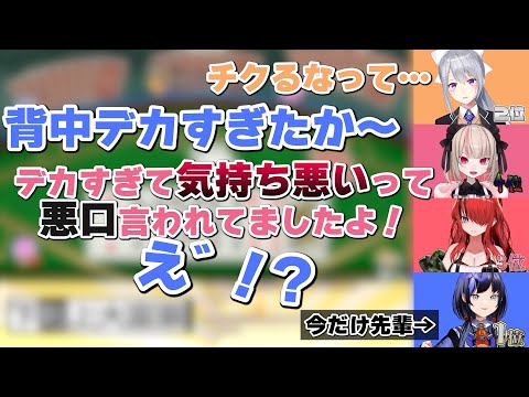 先輩になったのに悪口を言われて困惑する先斗寧【樋口楓/魔界ノりりむ/レイン・パターソン/先斗寧/にじさんじ】