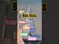 Bob Ross Happy little trees ❄️ snow storm #bobross #shorts