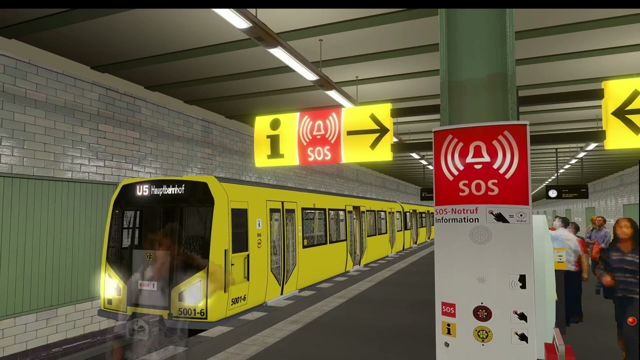 Trainz 2009 U Bahn Sim Berlin | Bw Friedrichsfelde - Hauptbahnhof